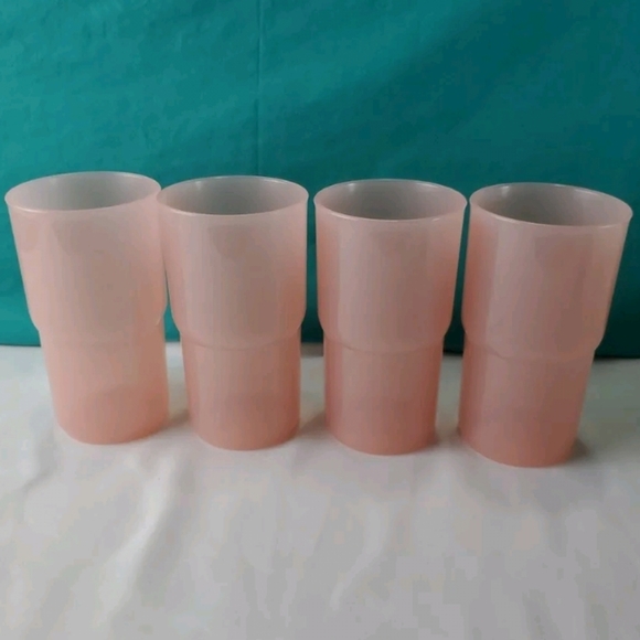 TUPPERWARE 12 Piece Tabletop Tumbler Bouquet Set Spring Colors Green Orange Pink - Picture 9 of 16